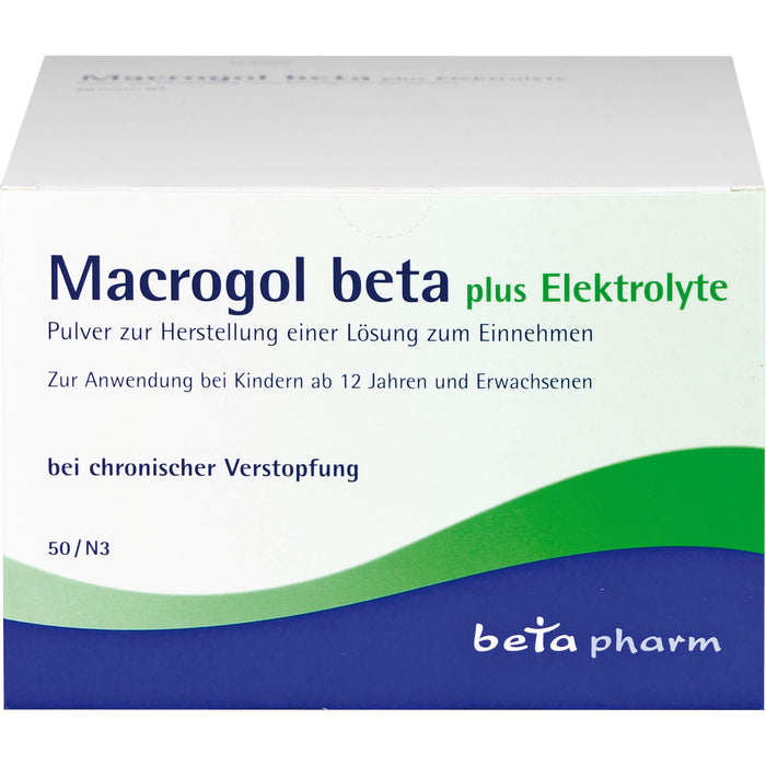 Macrogol beta plus Elektrolyte Pulver, 50 pc Sachets