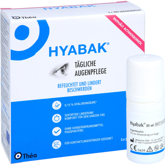 Hyabak für trockene Augen, 30 ml Solution