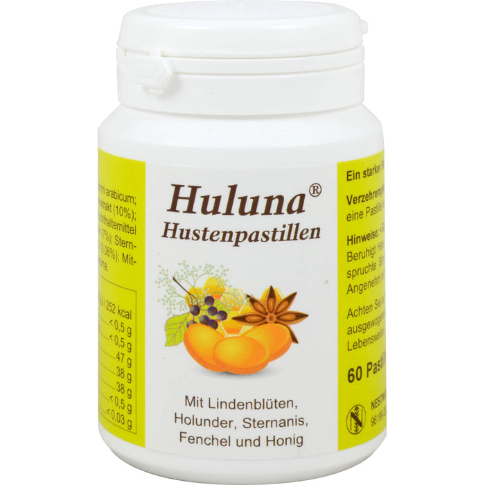 Huluna Hustenpastillen, 60 pcs. Pastilles