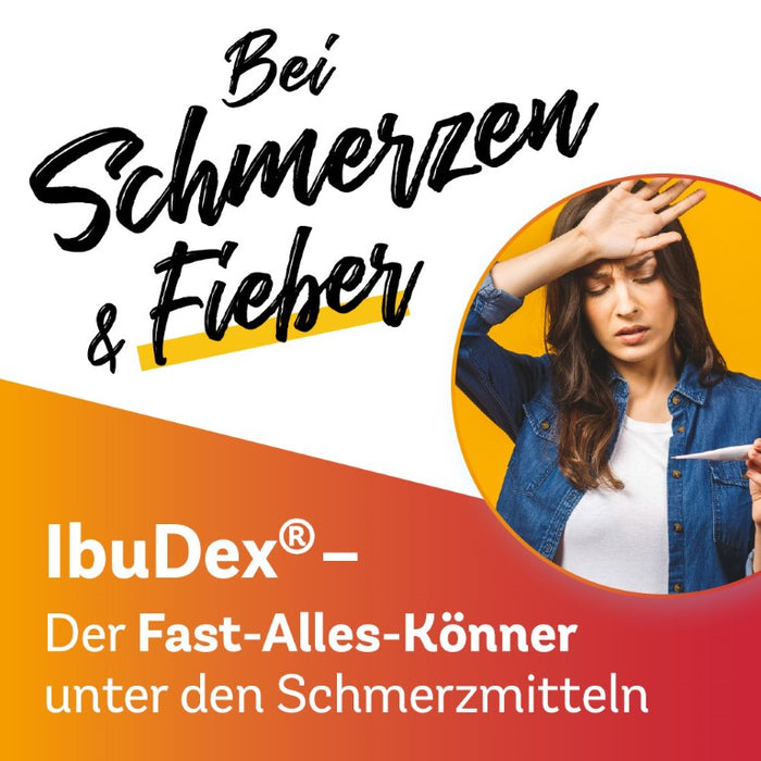 IbuDex 200 mg Filmtabletten bei Schmerzen und Fieber, 10 pc Tablettes