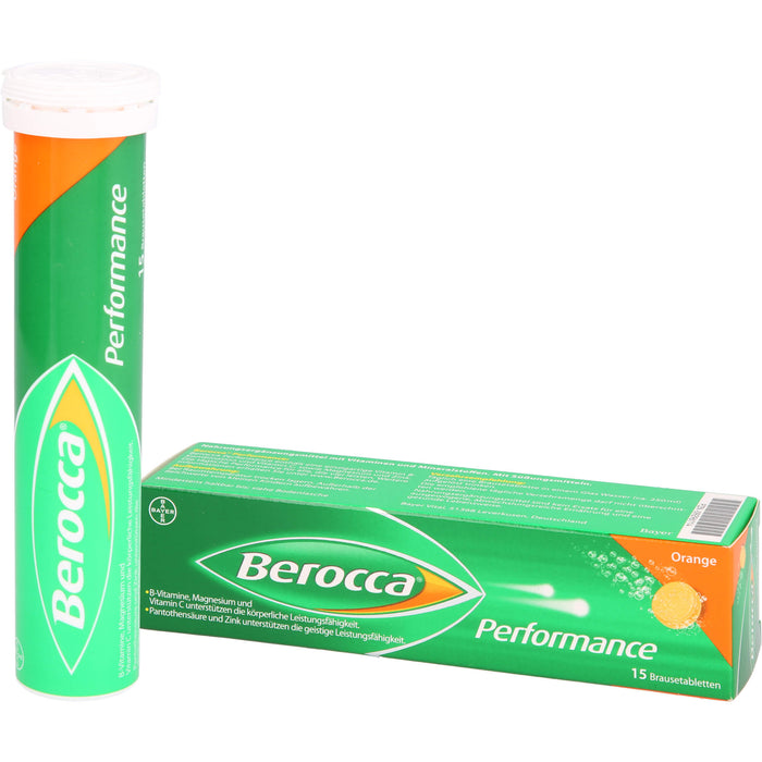 Berocca Performance Orange Brausetabletten, 15 St. Tabletten