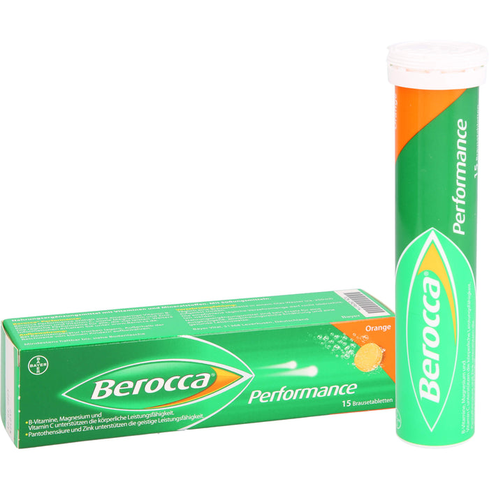 Berocca Performance Orange Brausetabletten, 15 St. Tabletten