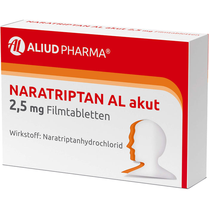 Naratriptan AL akut 2,5 mg Filmtabletten, 2 St. Tabletten