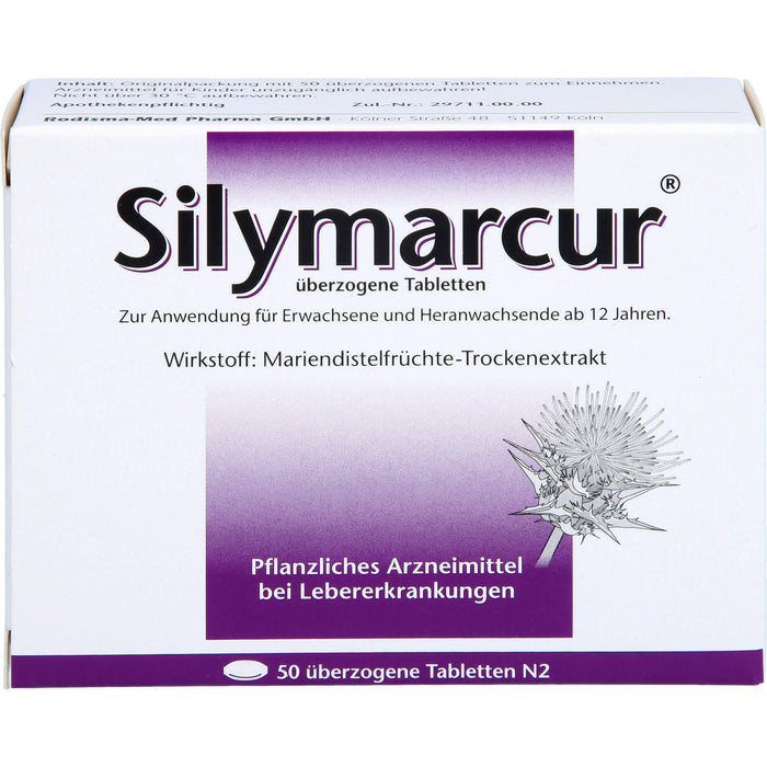 Silymarcur überzogene Tabletten, 50 St UTA