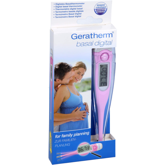 Geratherm digitales Basalthermometer zur Familienplanung, 1 pcs. Test