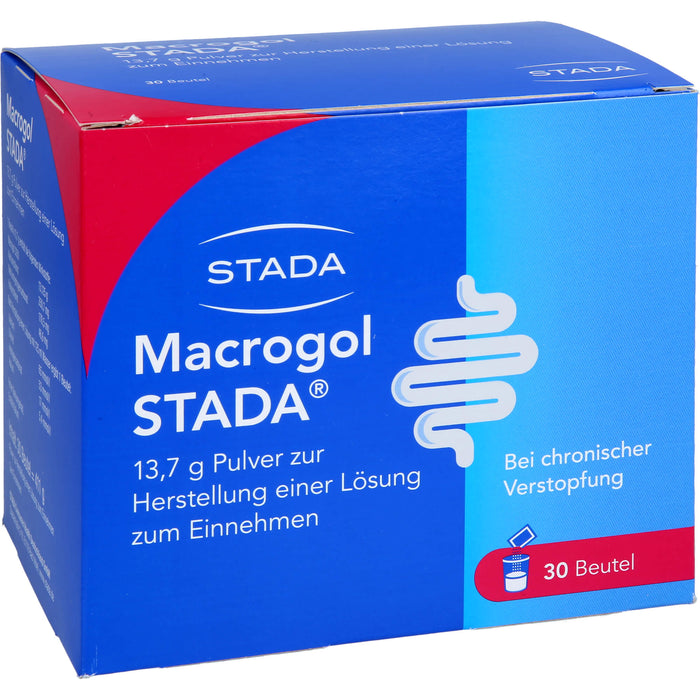 Macrogol STADA Pulver bei Verstopfungen, 30 pcs. Sachets