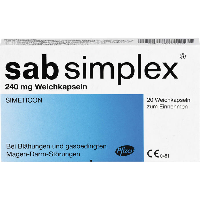 sab simplex 240 mg Weichkapseln, 20 pcs. Capsules