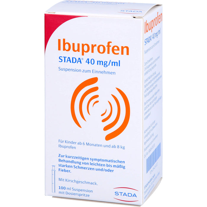 Ibuprofen STADA 40 mg/ml Suspension zum Einnehmen, 100 ml Lösung