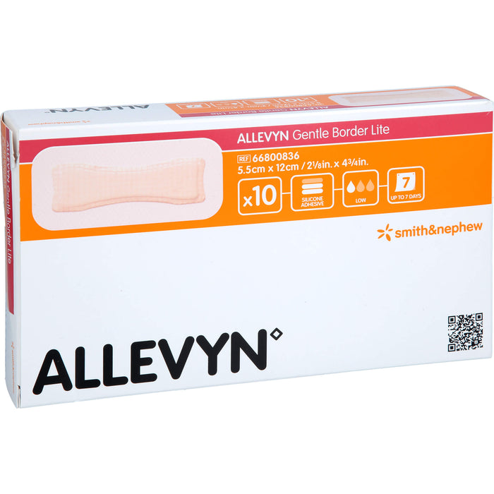 Allevyn Gentle Border Lite 5,5x12cm, 10 St VER