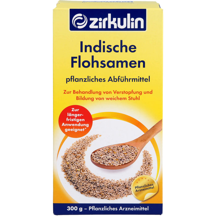 zirkulin Indische Flohsamen zur Behandlung von Verstopfung, 300 g Pulver