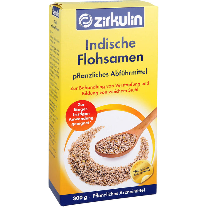 zirkulin Indische Flohsamen zur Behandlung von Verstopfung, 300 g Pulver