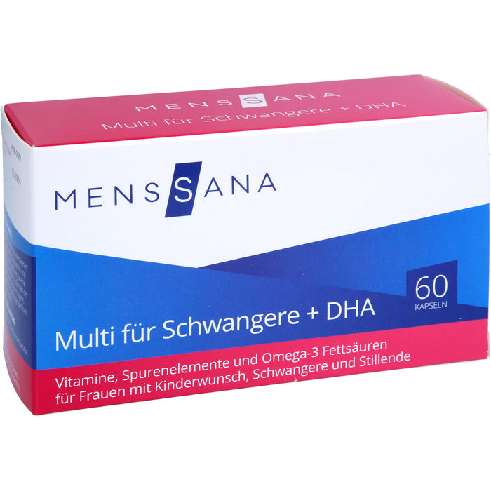 MensSana Multi für Schwangere + DHA Kapseln, 60 pcs. Capsules