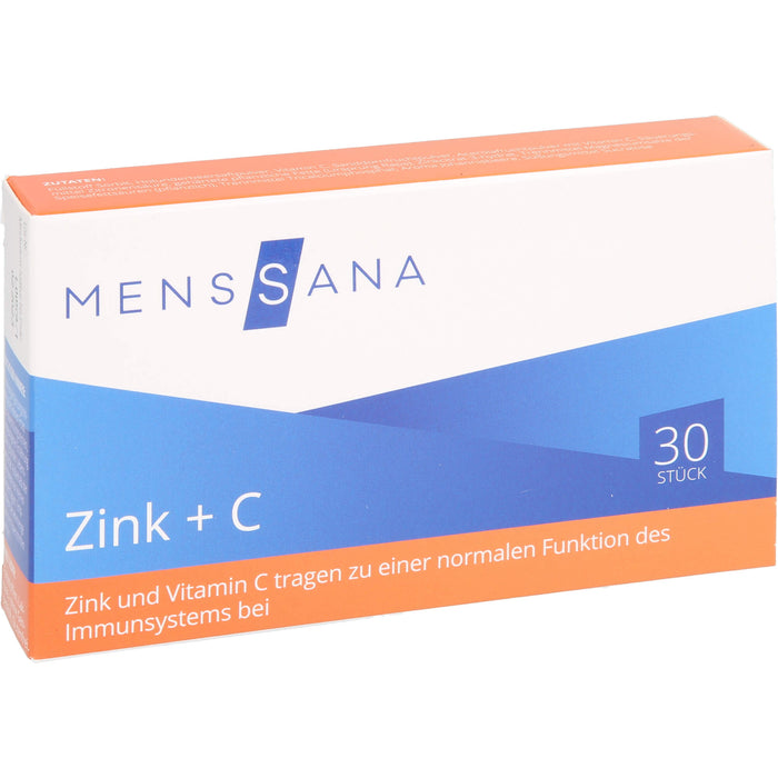 Zink + C MensSana, 30 St. Tabletten