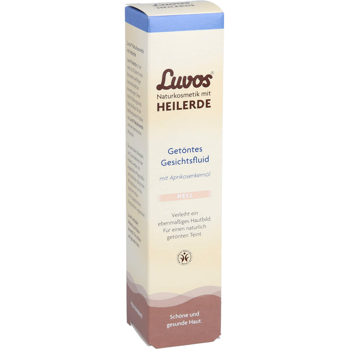 Luvos Naturkosmetik getöntes Gesichtsfluid hell, 50 ml EMU