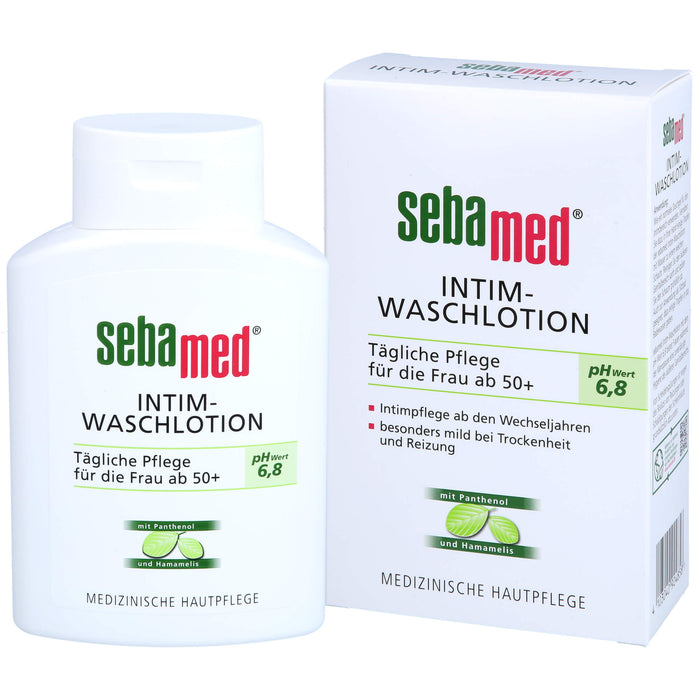 sebamed Intim-Waschlotion tägliche Pflege für die Frau ab 50+, 200 ml liquid soap