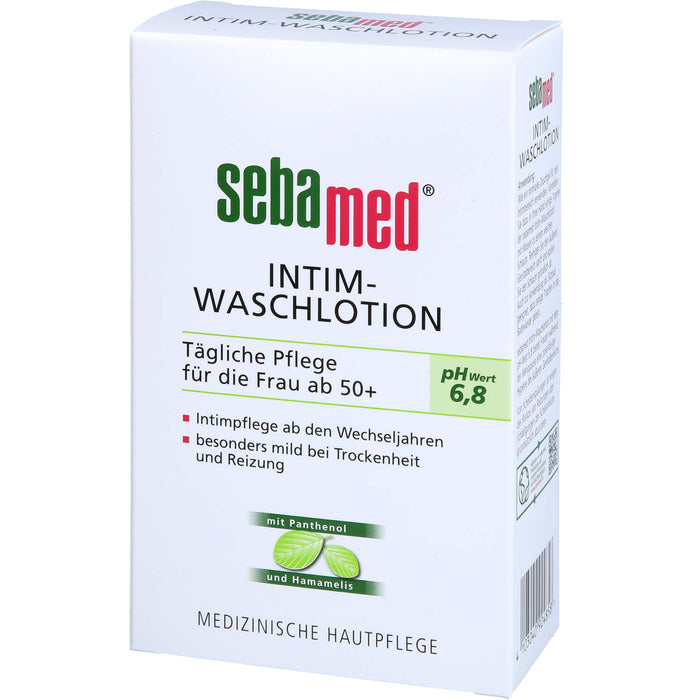 sebamed Intim-Waschlotion tägliche Pflege für die Frau ab 50+, 200 ml liquid soap