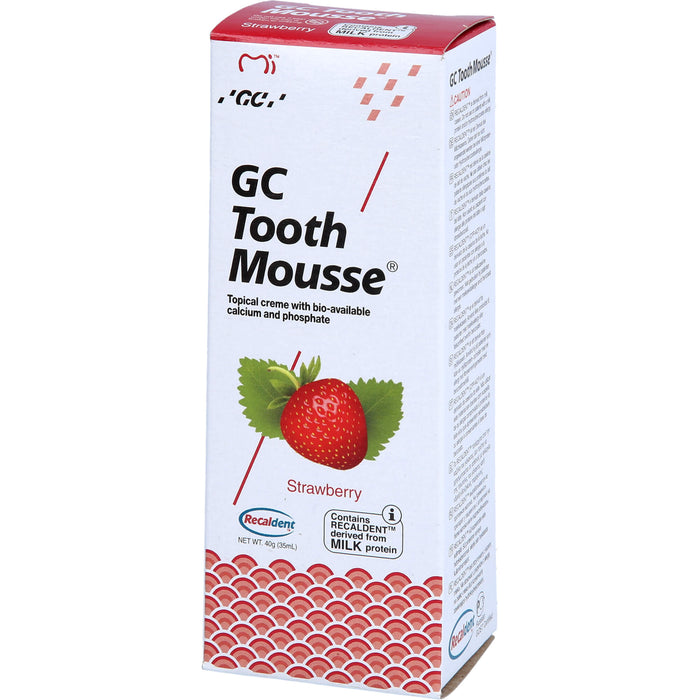 GC Tooth Mousse Erdbeere Creme, 40 g Zahncreme