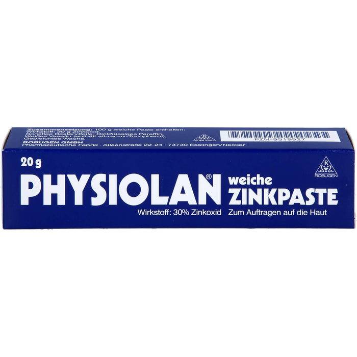 Physiolan weiche Zinkpaste, 20 g Cream