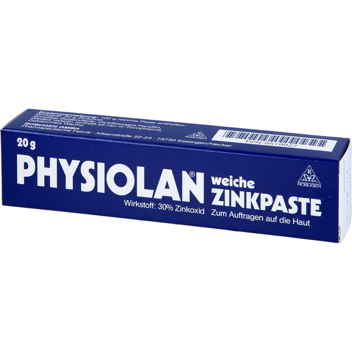 Physiolan weiche Zinkpaste, 20 g Crème