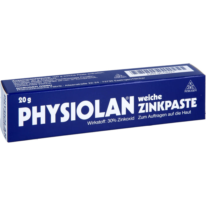 Physiolan weiche Zinkpaste, 20 g Cream