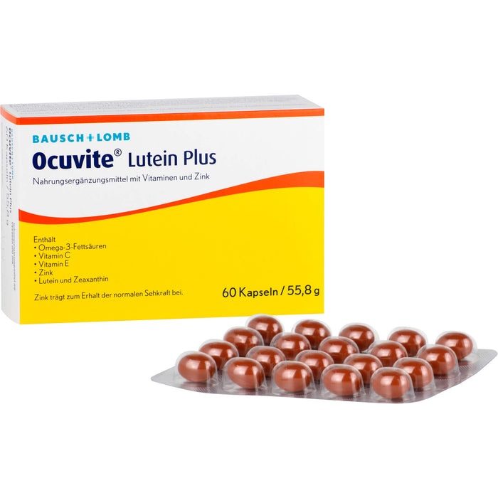 Ocuvite Lutein plus Kapseln, 60 pc Capsules