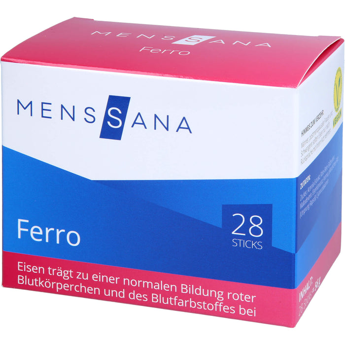 MensSana Ferro mit Eisen Sticks, 28 pc Sachets