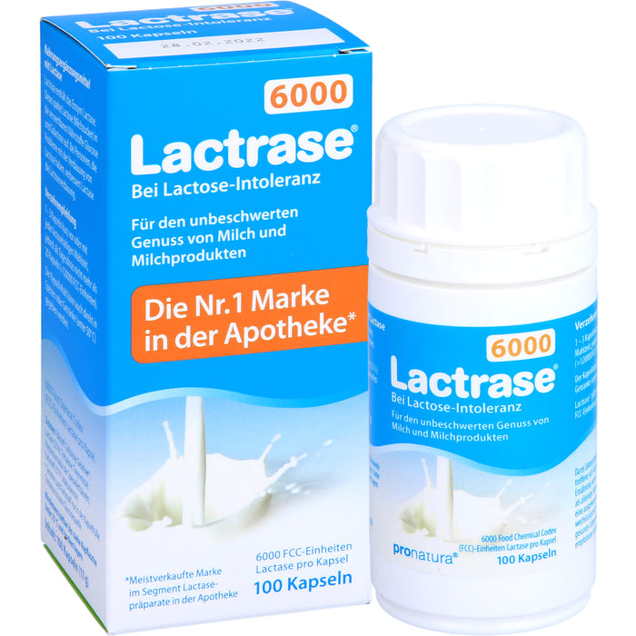 Lactrase 6000, 100 pcs. Capsules