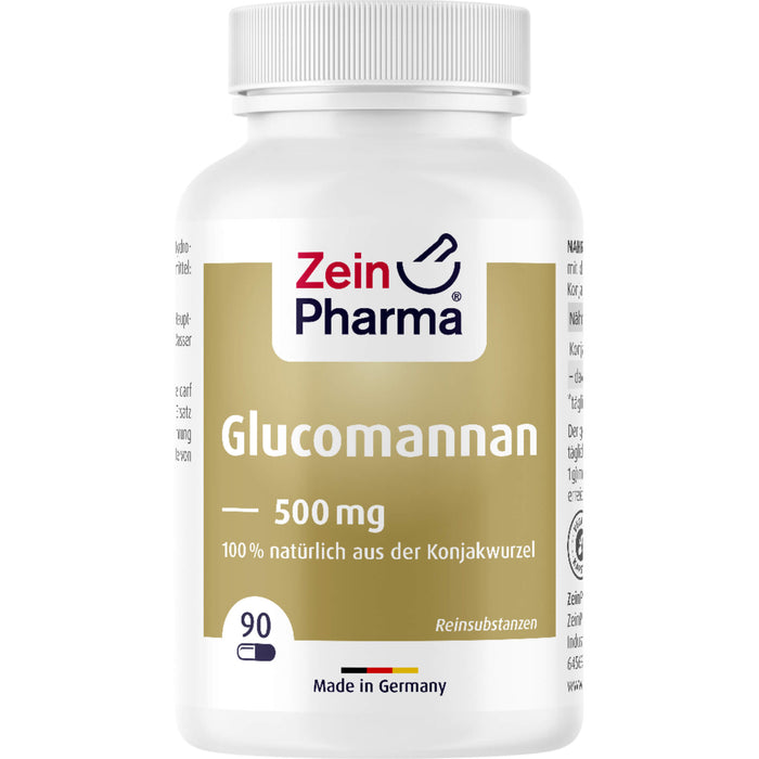 ZeinPharma Glucomannan 500 mg Sättigungskapseln, 90 pc Capsules