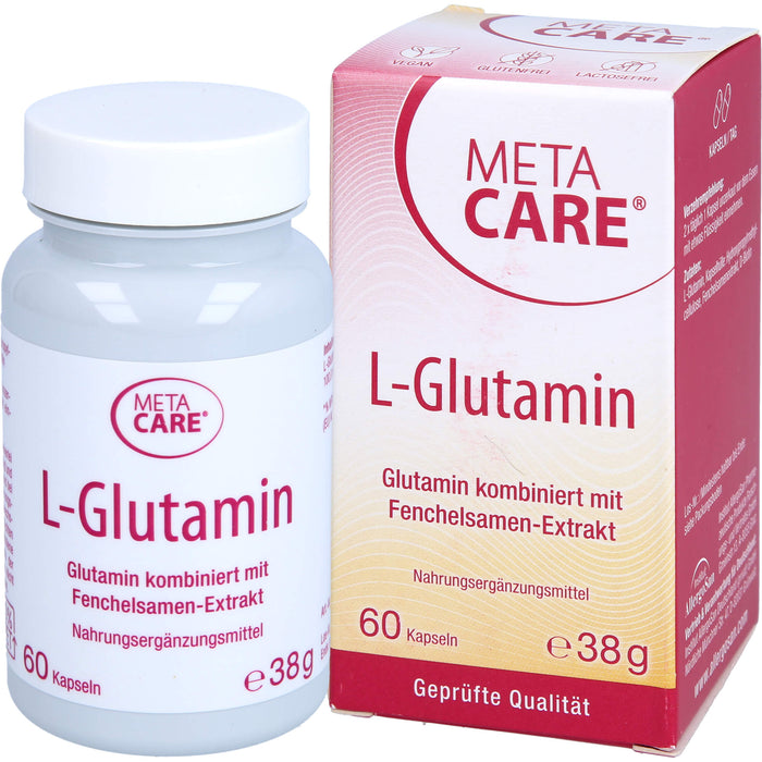 metacare L-Glutamin Kapseln, 60 pcs. Capsules