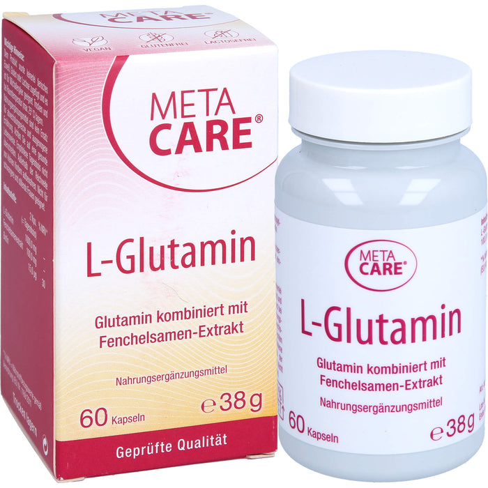 metacare L-Glutamin Kapseln, 60 pcs. Capsules