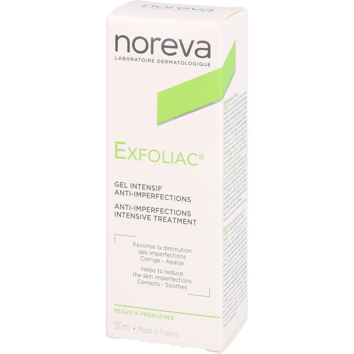 noreva EXFOLIAC Gel Intensif Anti-Imperfections, 30 ml Gel