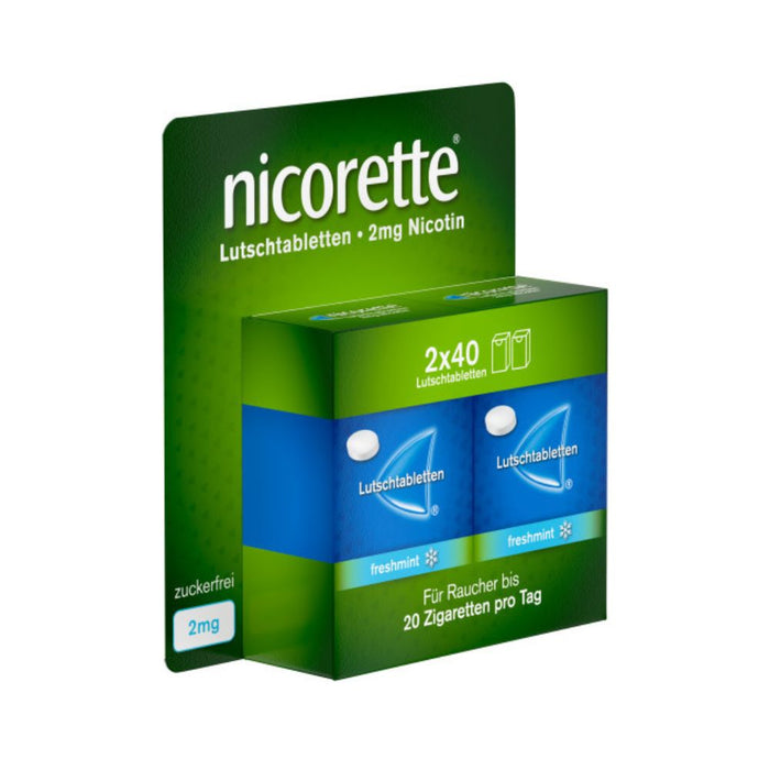 nicorette freshmint 2 mg Lutschtabletten, 80 pcs. Tablets