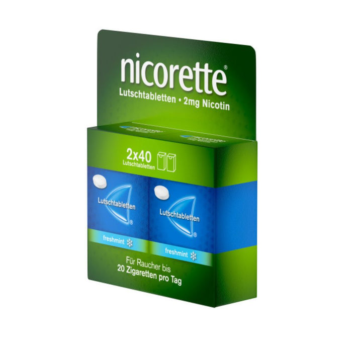 nicorette freshmint 2 mg Lutschtabletten, 80 pcs. Tablets