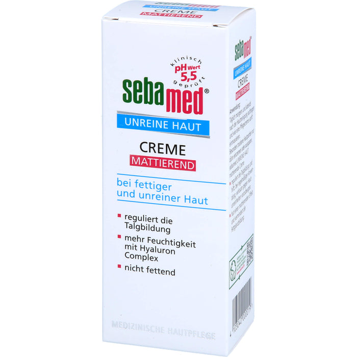 sebamed Unreine Haut mattierende Creme, 50 ml Cream