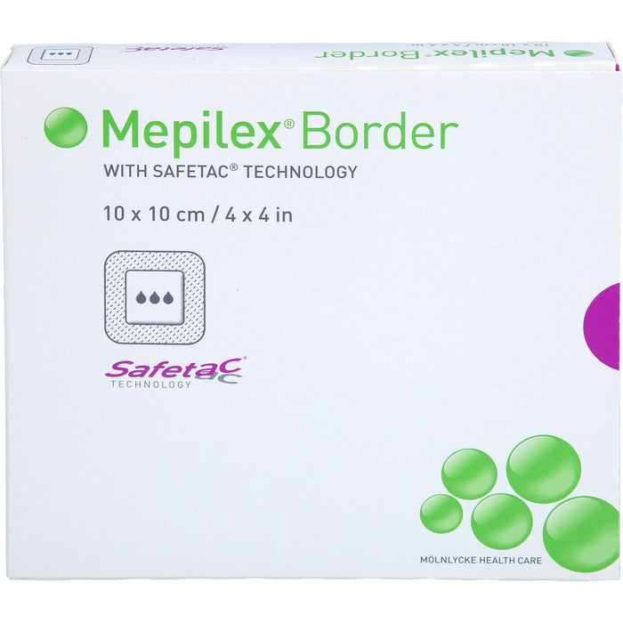 MEPILEX Border Schaumverband 10x10cm, 5 St VER