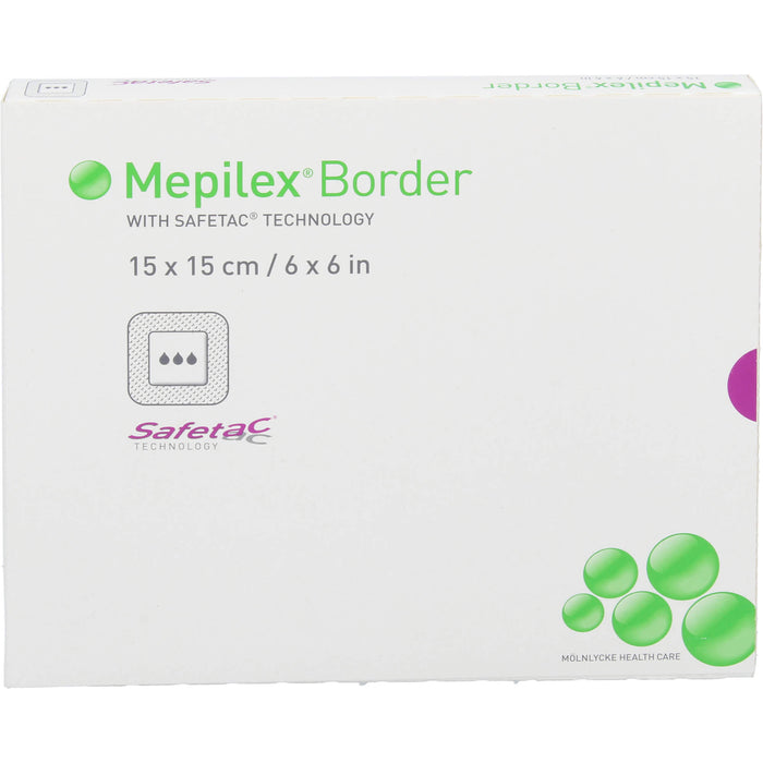 MEPILEX Border Schaumverband 15x15cm, 5 St VER