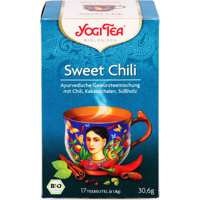 YOGI TEA Sweet Chili ayurvedische Gewürzteemischung, 17 pcs. Filter bag