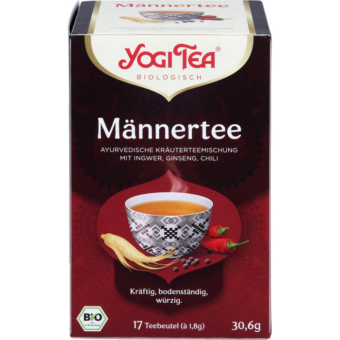 YOGI TEA Männer Tee ayurvedische Kräuterteemischung, 17 pcs. Filter bag