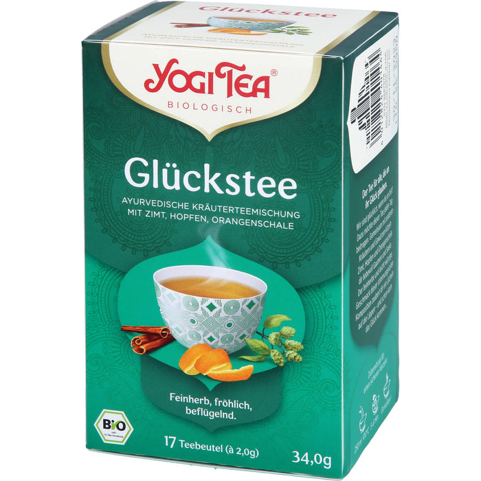 YOGI TEA Glücks Tee ayurvedische Kräuterteemischung, 17 pcs. Filter bag