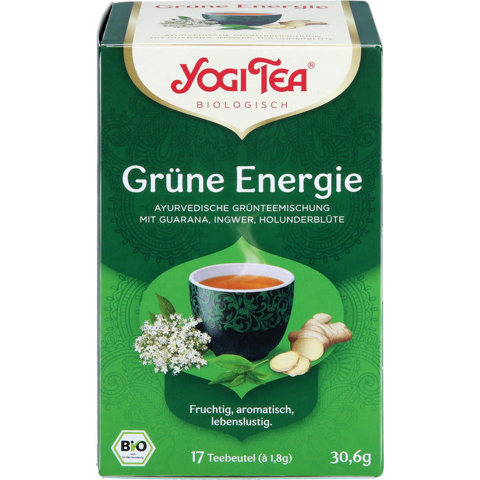 YOGI TEA Grüne Energie ayurvedische Grünteemischung, 17 pcs. Filter bag