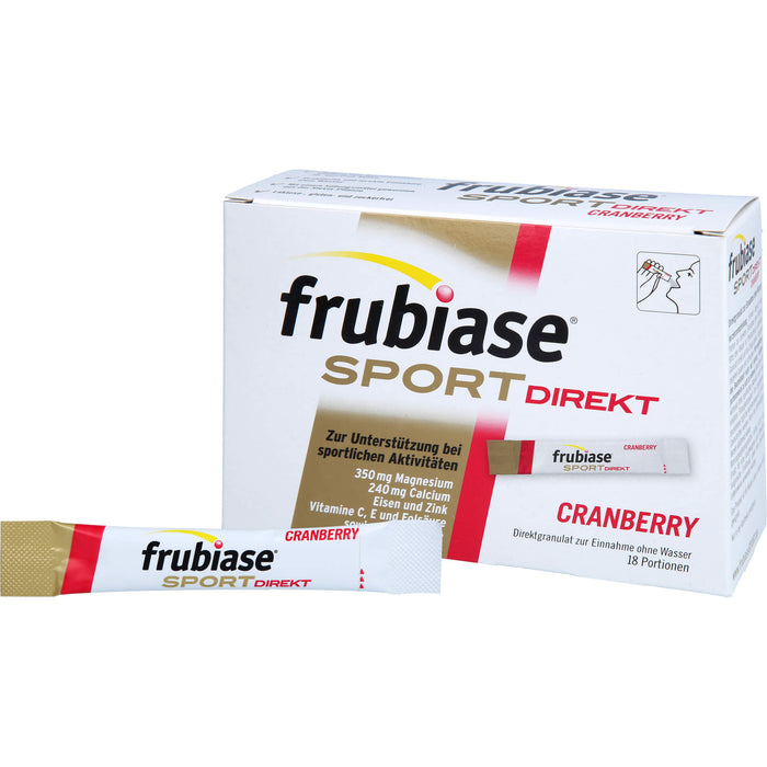 frubiase Sport direkt Cranberry, 18 pcs. Sachets