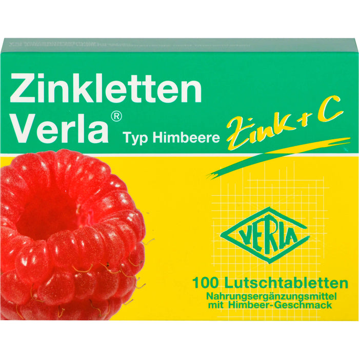 Zinkletten Verla Typ Himbeere Tabletten, 100 pcs. Tablets