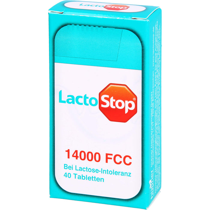 LactoStop 14000 FCC bei Lactose-Intoleranz Tabletten, 40 pc Tablettes