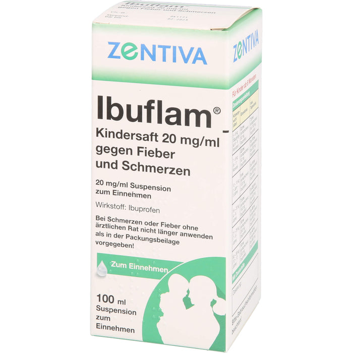 Ibuflam Kindersaft 2 %, 100 ml Lösung