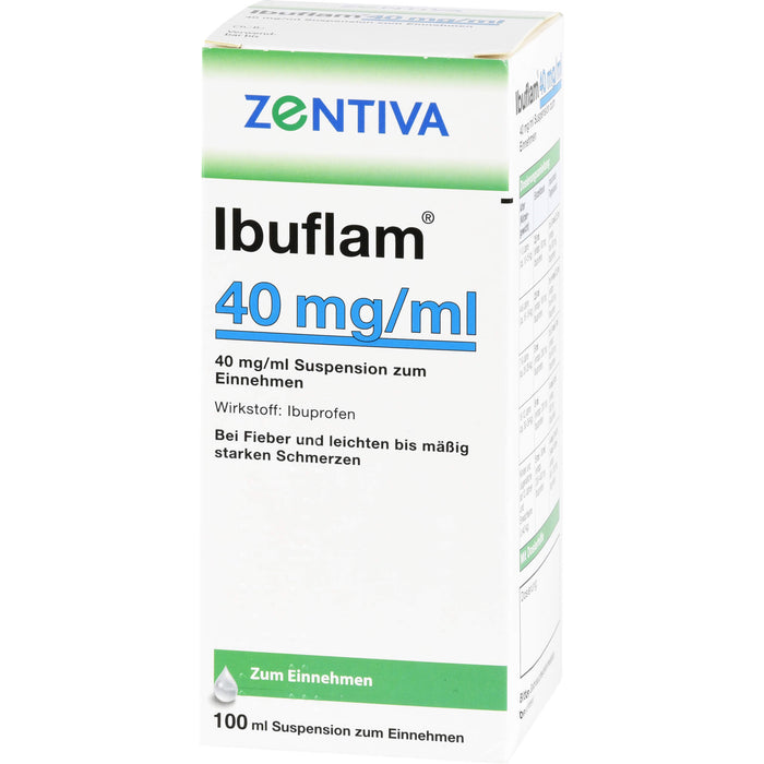 Ibuflam Kindersaft 4 %, 100 ml Solution