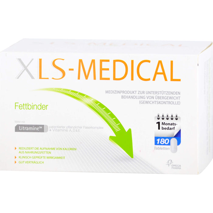 XLS-Medical Fettbinder Monatspackung, 180 St TAB