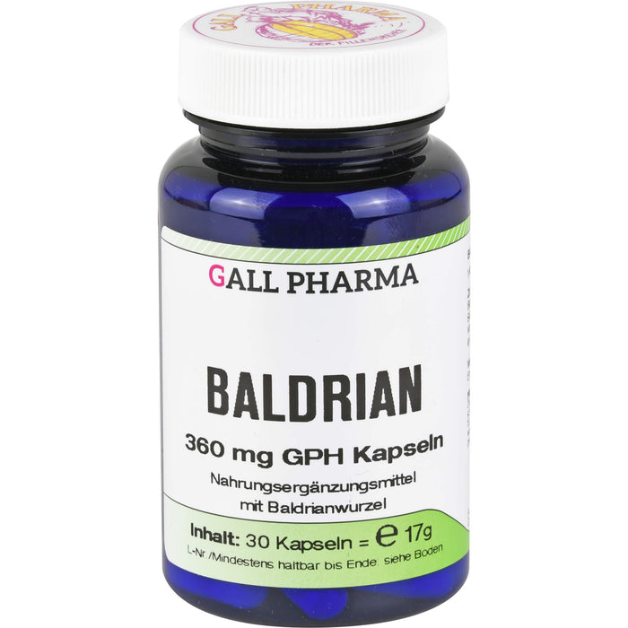 GALL PHARMA Baldrian 360 mg GPH Kapseln, 30 pc Capsules