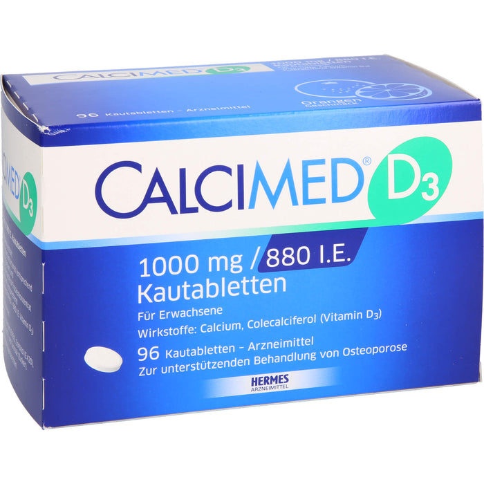 Calcimed D3 1000 mg/880 I.E. Kautabletten, 96 St KTA