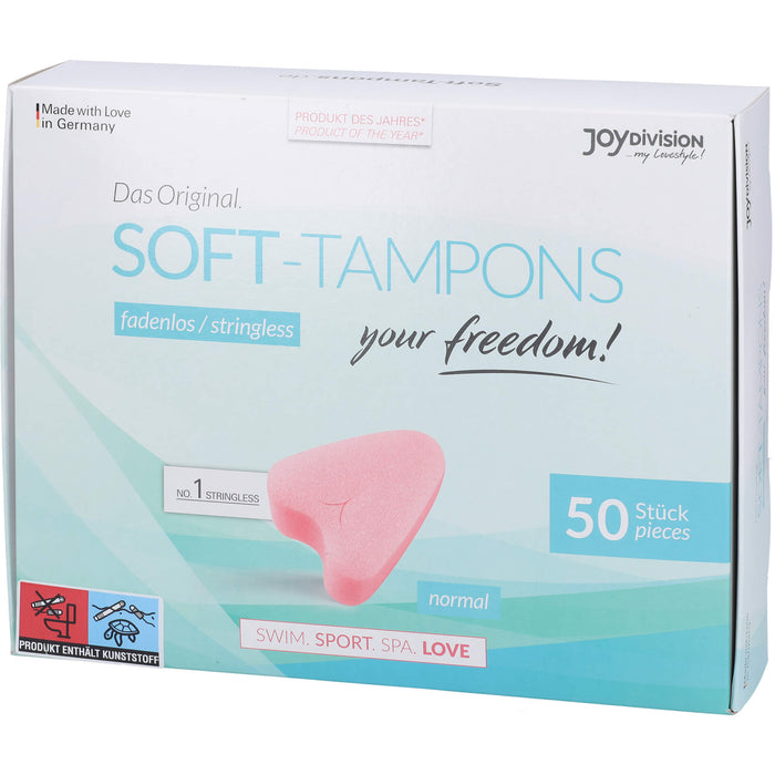 Soft-Tampons normal, 50 pcs. Tampons