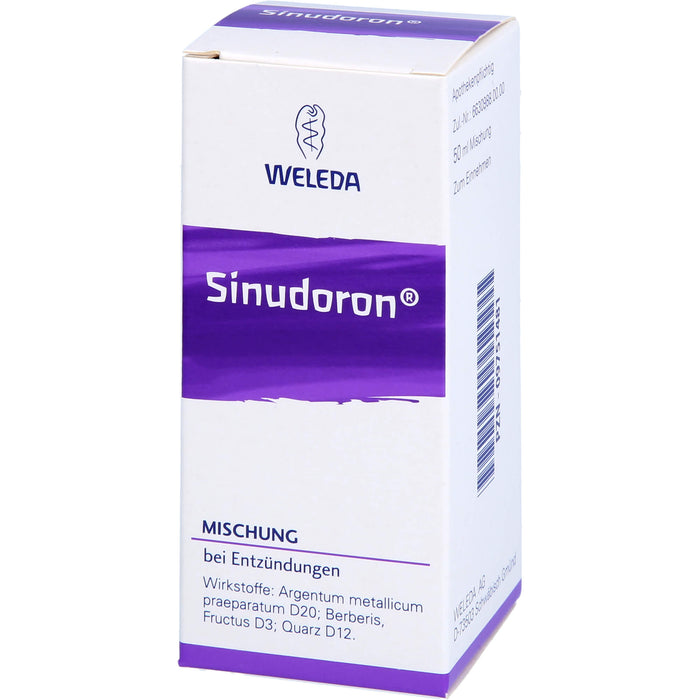 WELEDA Sinudoron Mischung bei Entzündungen, 50 ml Lösung